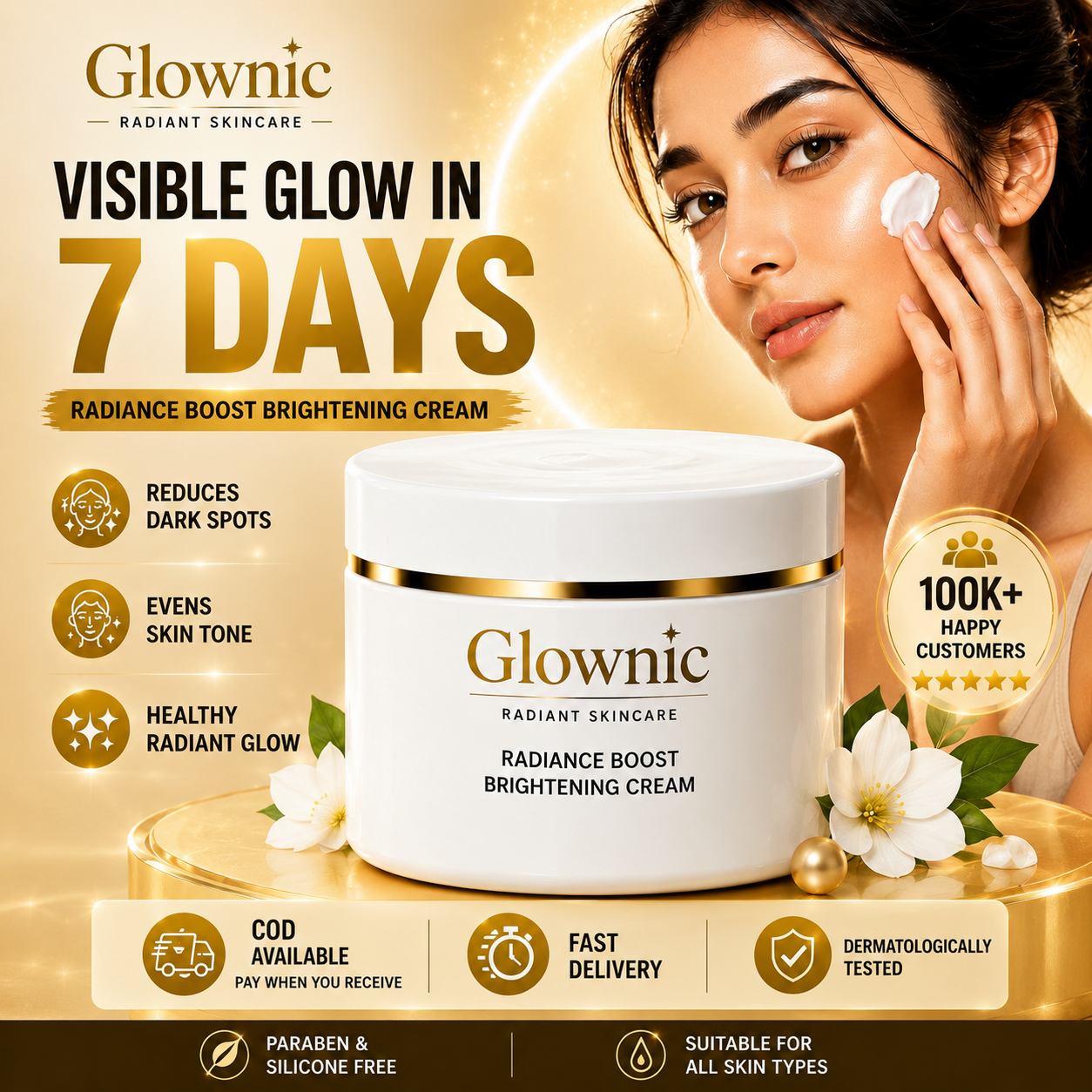 Glownic face brightening cream - 40gm