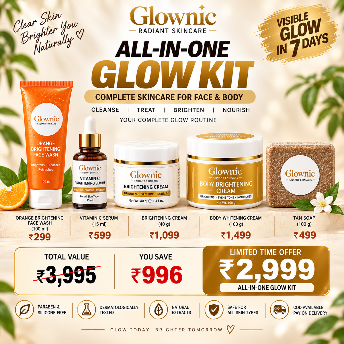 All in one Glow Kit